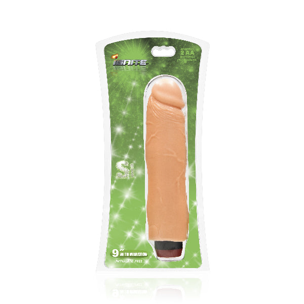 Cock w/ Vibration 9in Vanilla  - Club X