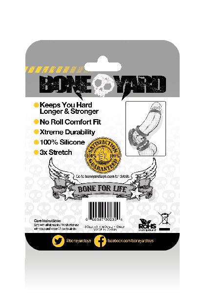 Boneyard Silicone Ring 35mm Grey  - Club X