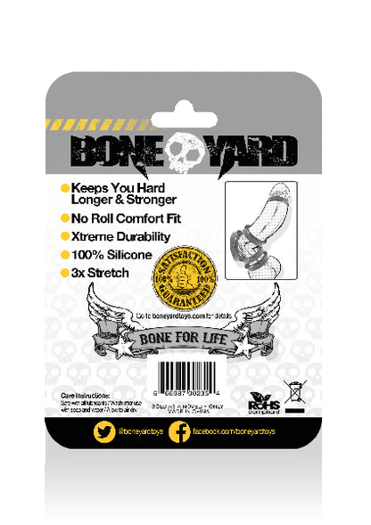 Boneyard Silicone Ring 35mm Grey  - Club X