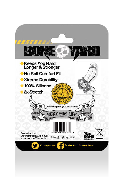 Boneyard Silicone Ring 45mm Grey  - Club X