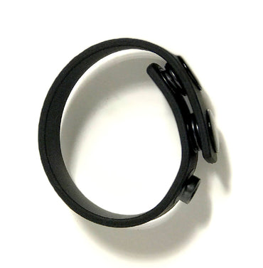 Boneyard Silicone Cock Strap - 3 Snap Ring - Black  - ClubX