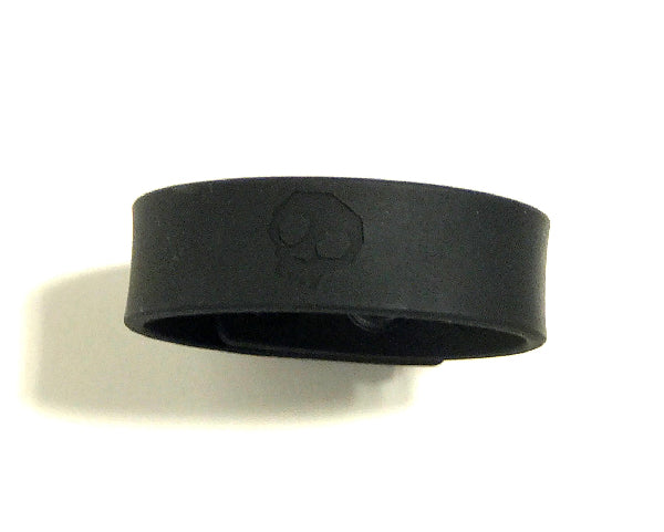 Boneyard Silicone Cock Strap - 3 Snap Ring - Black  - Club X