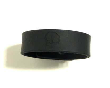 Boneyard Silicone Cock Strap - 3 Snap Ring - Black  - Club X