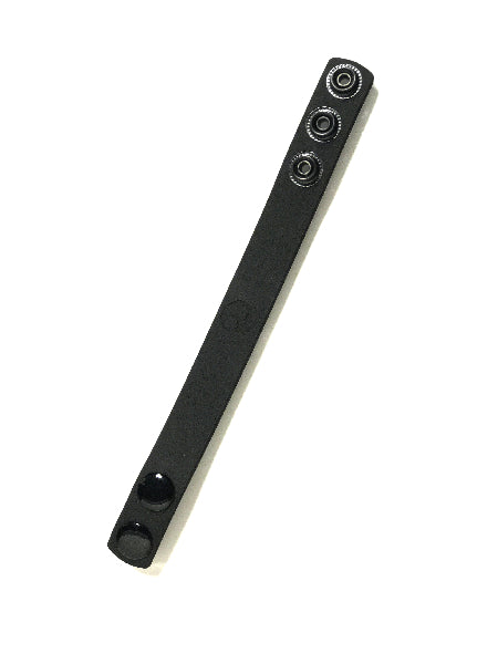 Boneyard Silicone Cock Strap - 3 Snap Ring - Black  - Club X