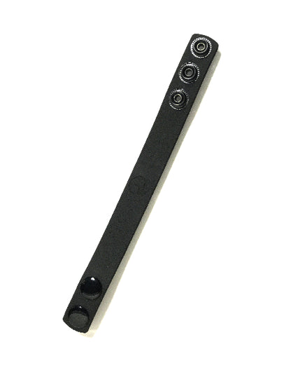 Boneyard Silicone Cock Strap - 3 Snap Ring - Black  - Club X