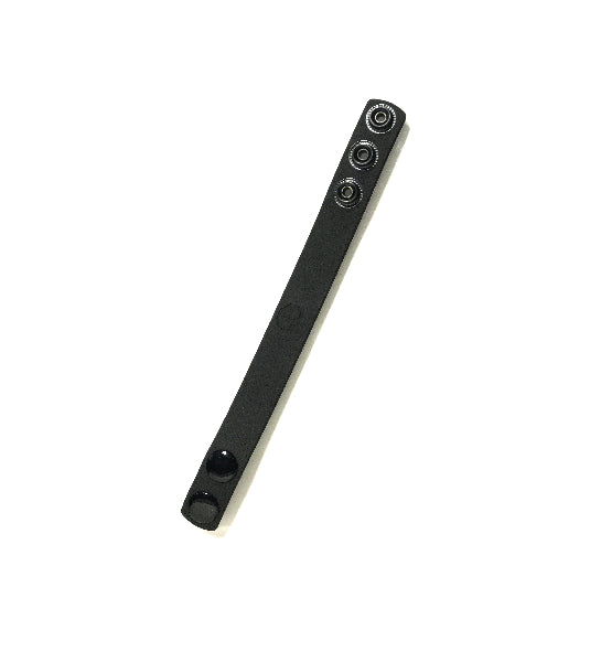 Boneyard Silicone Cock Strap - 3 Snap Ring - Black  - Club X