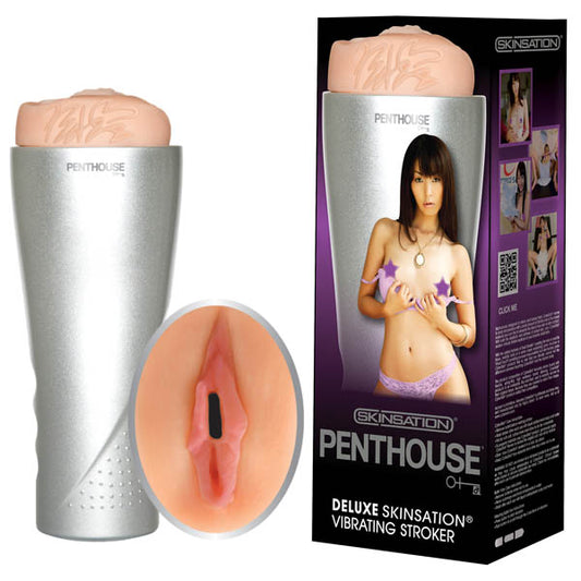 Penthouse Deluxe Vibrating Cyberskin Stroker - Marica Hase  - Club X