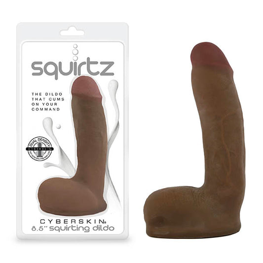 Squirtz Cyberskin 8.5'' Squirting Dildo  - Club X