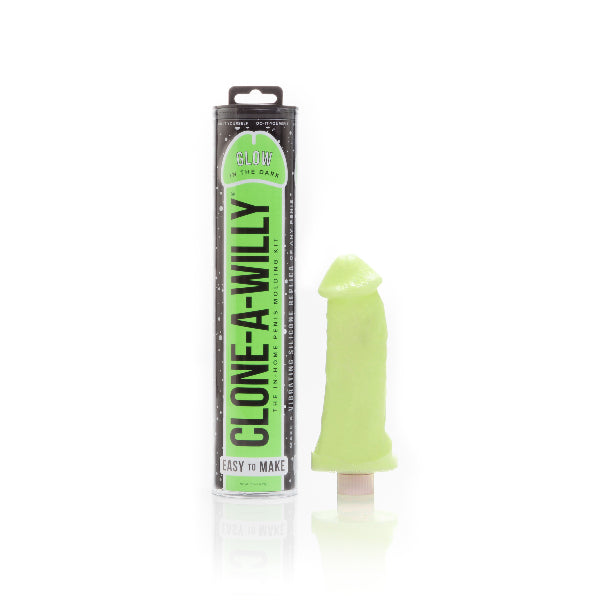 Clone A Willy Glow In The Dark Green Penis Molding Kit  - Club X