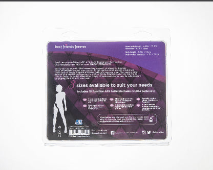 Strapless Strap On Vibrating Silicone L - Purple  - Club X