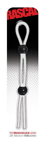 The Brawn Cock Leash Double Clear  - Club X