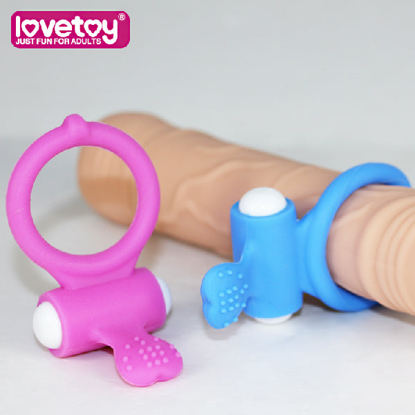 Power Clit Cockring Heart Black  - Club X