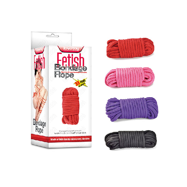 Fetish Bondage Rope Red  - Club X