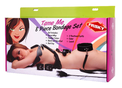 Tame Me 8 Piece Beginner Bondage Set  - Club X