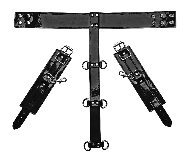 Bound Around Neck to Wrist Restraints  - Club X