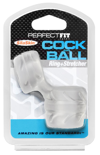 SilaSkin Cock And Ball Clear  - Club X