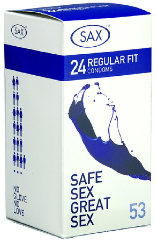 Sax Regular 24'S Latex Condoms Default Title - Club X