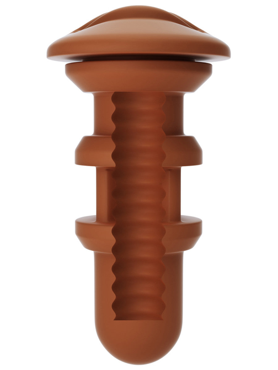 Autoblow A.I. Silicone Mouth Sleeve - Brown  - Club X