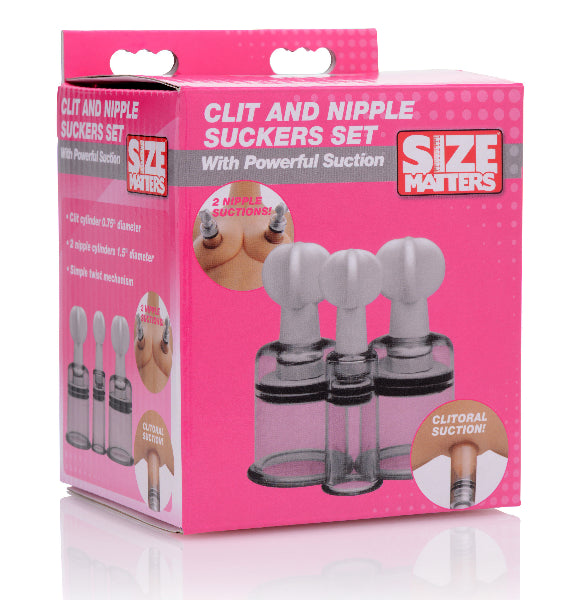 Clit And Nipple Suckers Set  - Club X
