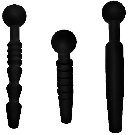 Dark Rods 3 Piece Silicone Penis Plug Set Default Title - Club X