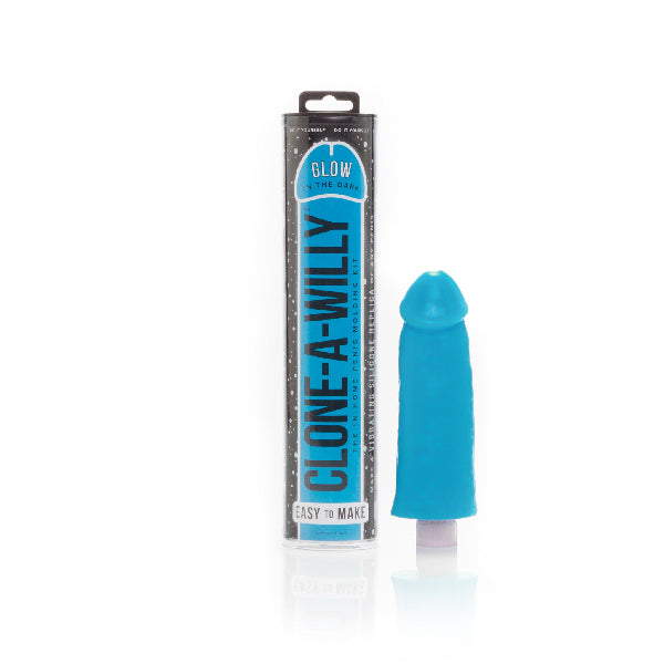 Clone A Willy Glow In The Dark Blue Penis Molding Kit  - Club X