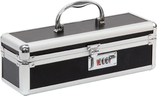 BMS Factory Lockable Medium Vibrator Case black secure storage - ClubX Australia