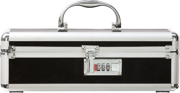 Lockable Medium Vibrator Case Black  - Club X
