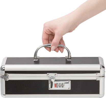 Lockable Medium Vibrator Case Black  - Club X