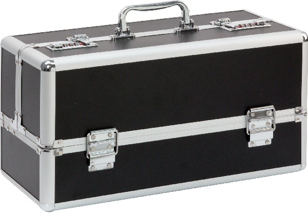 Lockable Large Vibrator Case Black  - Club X