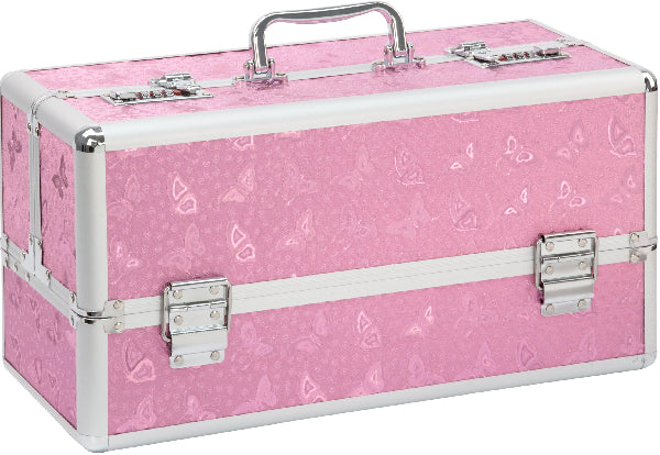 Lockable Large Vibrator Case Pink  - Club X