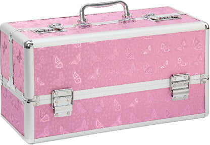 Lockable Large Vibrator Case Pink  - Club X