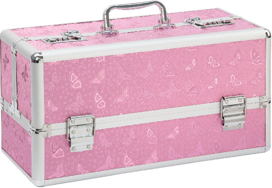 Lockable Large Vibrator Case Pink  - ClubX