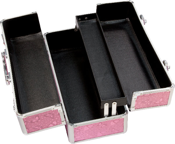 Lockable Large Vibrator Case Pink  - Club X