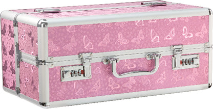 Lockable Large Vibrator Case Pink  - Club X