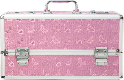 Lockable Large Vibrator Case Pink  - Club X