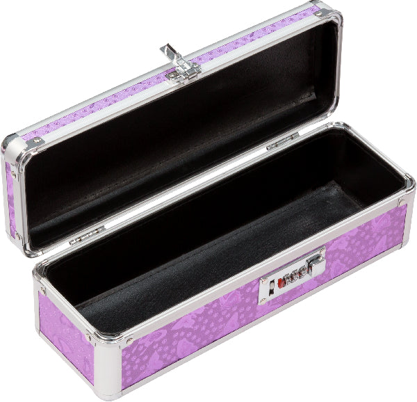 Lockable Medium Vibrator Case Purple  - Club X