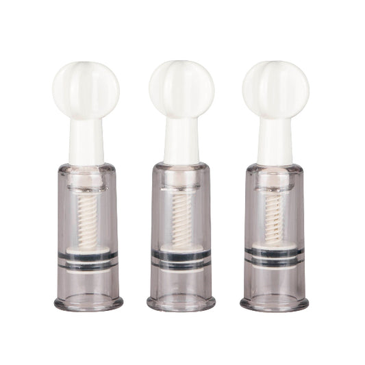 Nipple & Clit Suckers 3pcs  - Club X