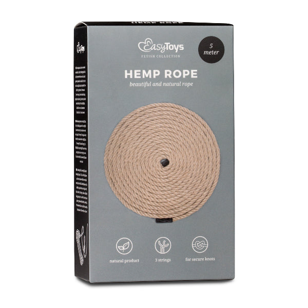 Hemp Bondage Rope 5m  - Club X
