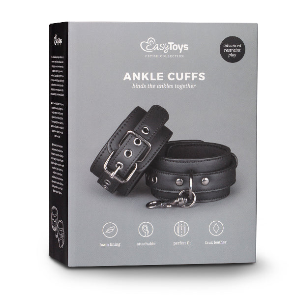 Ankle Cuffs Black  - Club X
