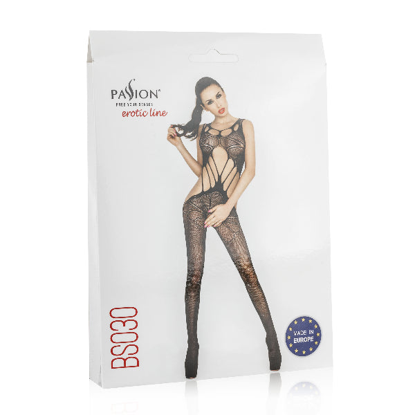 Bodysuit Fishnet With Large Holes One Size  - Club X