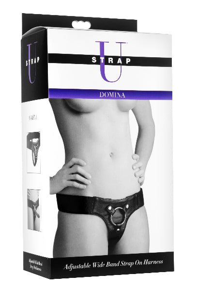 Domina Wide Band Strap On Harness  - Club X