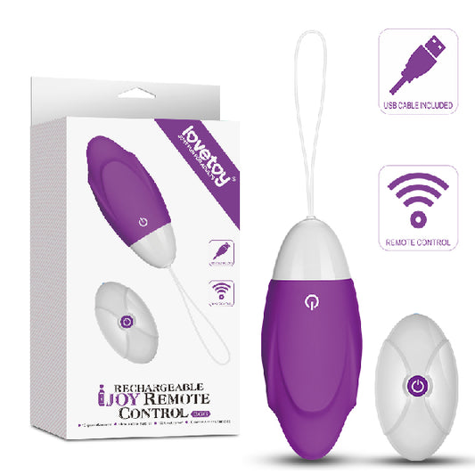 Ijoy Wireless Remote Control Rechargeable Egg Purple  - Club X