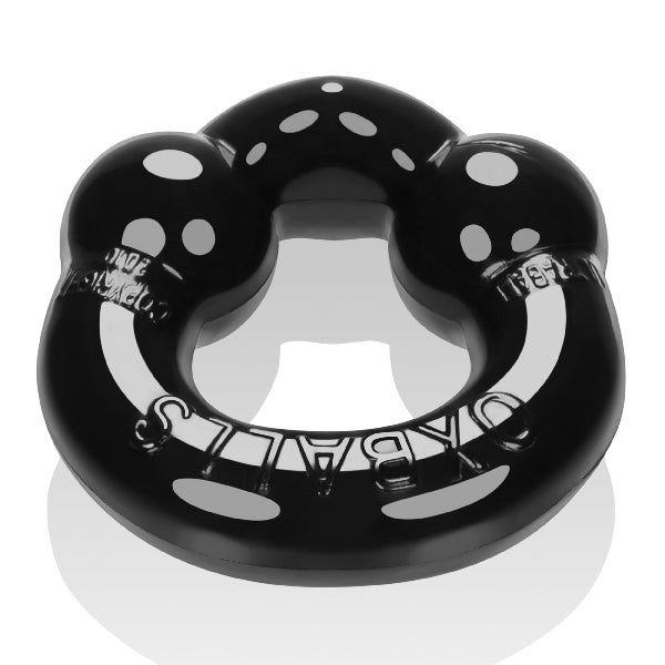 Ultraballs 2 Pack Cockring Black And Police Blue  - Club X