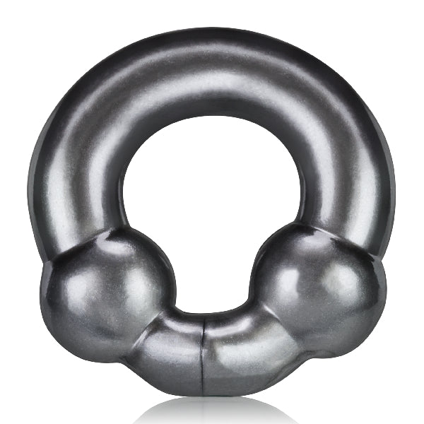 Ultraballs 2 Pack Cockring Steel And Red  - Club X