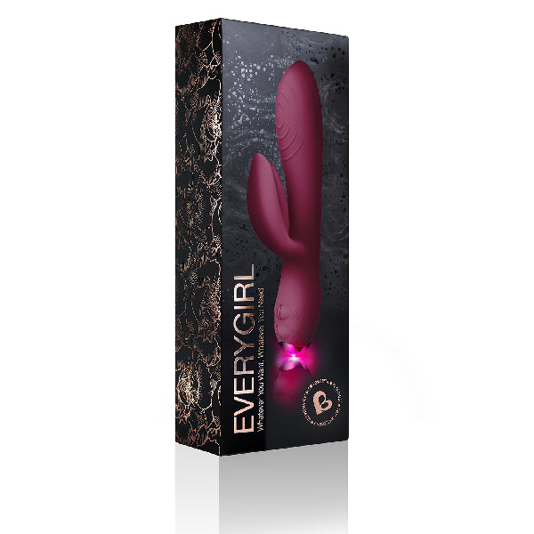 Every Girl Rechargeable Waterproof Burgundy  - Club X