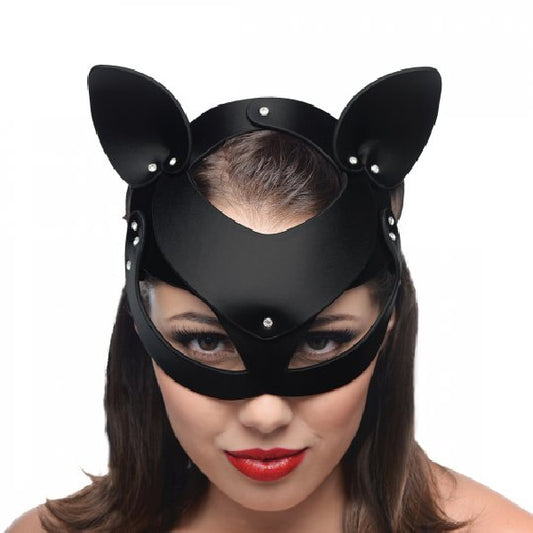Bad Kitten Leather Cat Mask Default Title - Club X