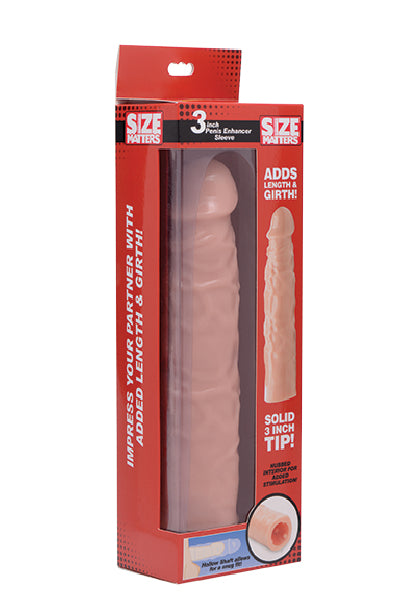 3 Inch Flesh Penis Enhancer Sleeve  - Club X