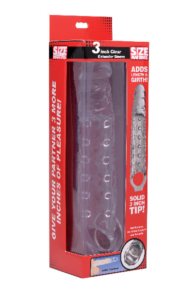 3 Inch Extender Sleeve Clear  - Club X