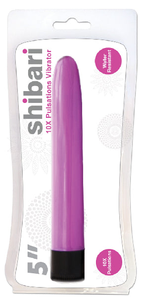 Shibari 10X Pulsations Vibrator 5in Pink  - Club X