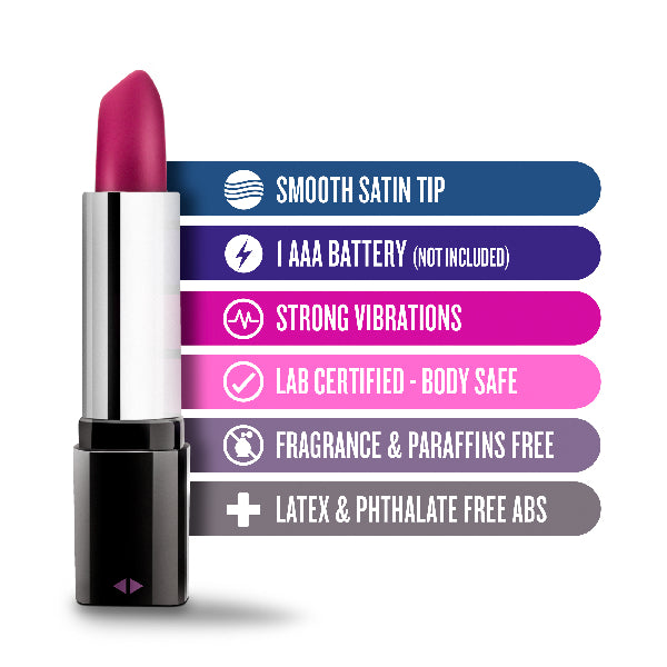 Rose Lipstick Vibe Black  - Club X